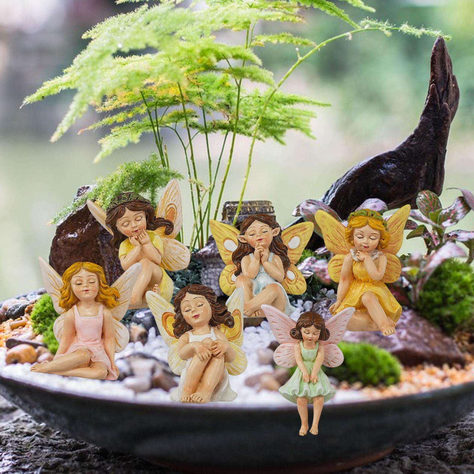 Bonsai Garden Backyard - 6Pcs Fairy Garden Accessories Plant Pot