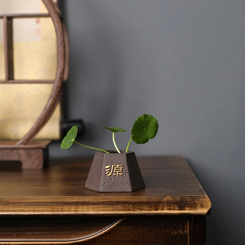 Creative Purple Clay Tea Pet F - Bonsai Garden Ornaments recension och pris