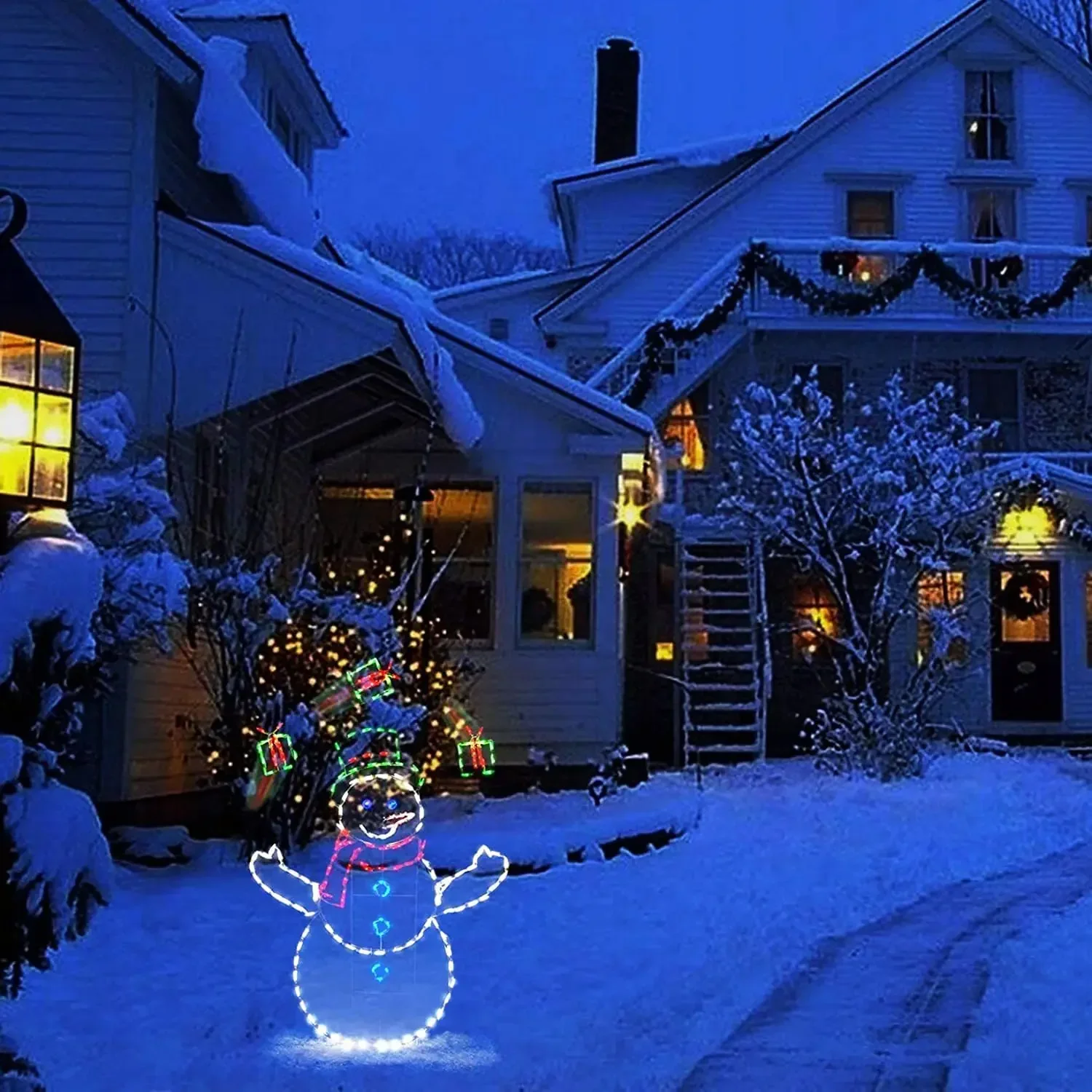Animated Snowball Light LED Gl - Bonsai Garden Ornaments recension och pris