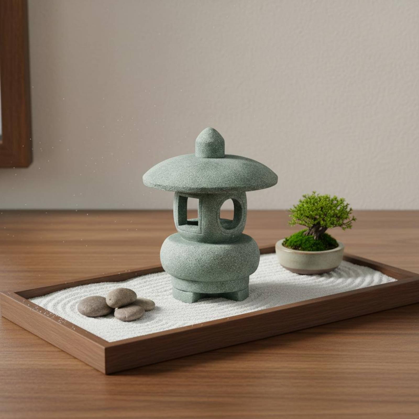 Miniature Stone Lantern Antiqu - Bonsai Garden Ornaments recension och pris