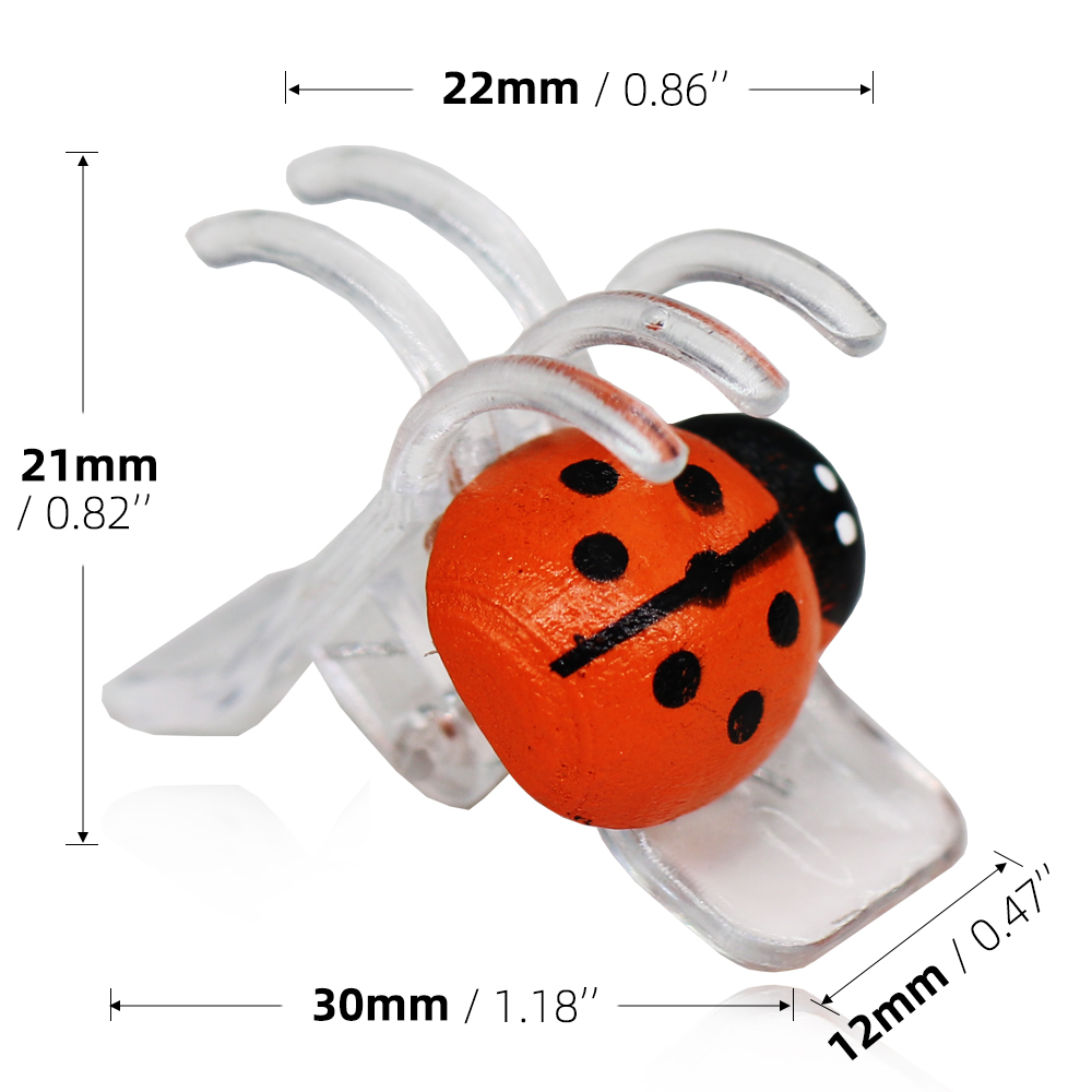10-800PCS Ladybird Orchid Clip - Bonsai Garden Ornaments recension och pris