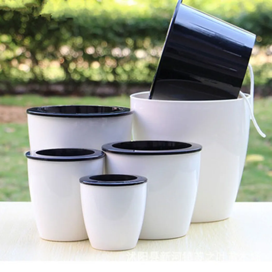 Lazy Flower Pot Self-Watering  - Bonsai Garden Nursery recension och pris