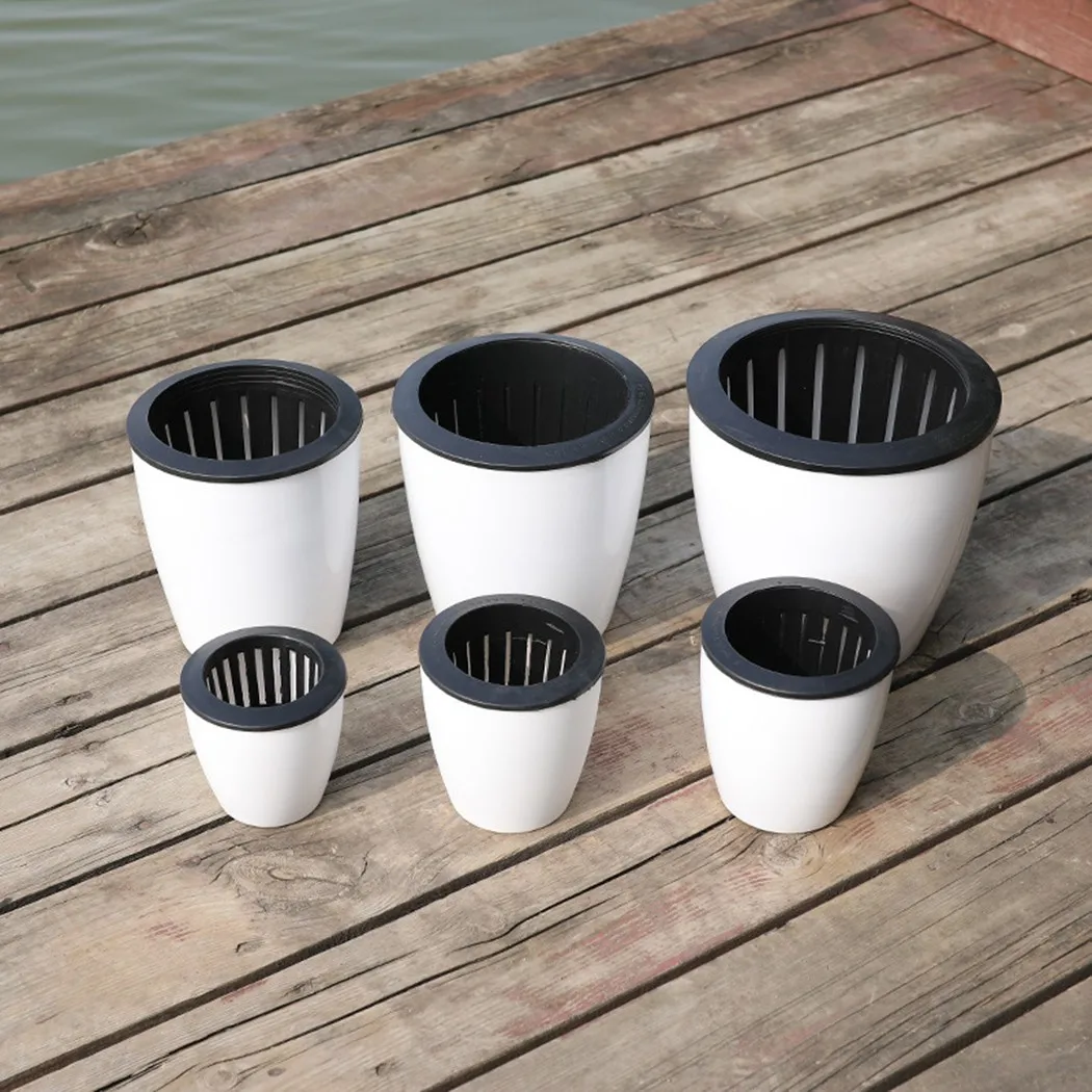 Lazy Flower Pot Self-Watering  - Bonsai Garden Nursery recension och pris