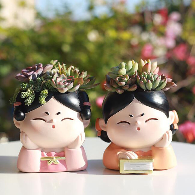 Resin Tang Dynasty Lady Nurser - Bonsai Garden Nursery recension och pris