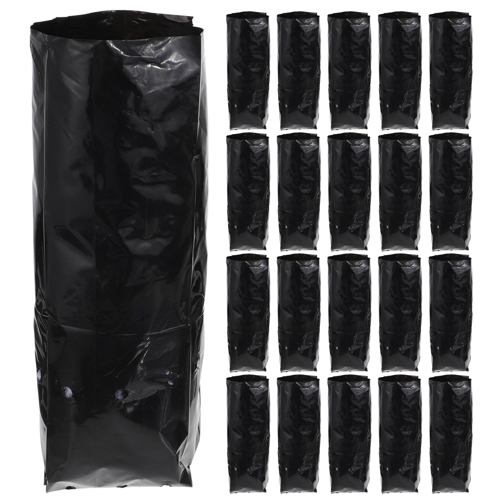 100Pcs Nursery Grow Bags Thick - Bonsai Garden Nursery recension och pris