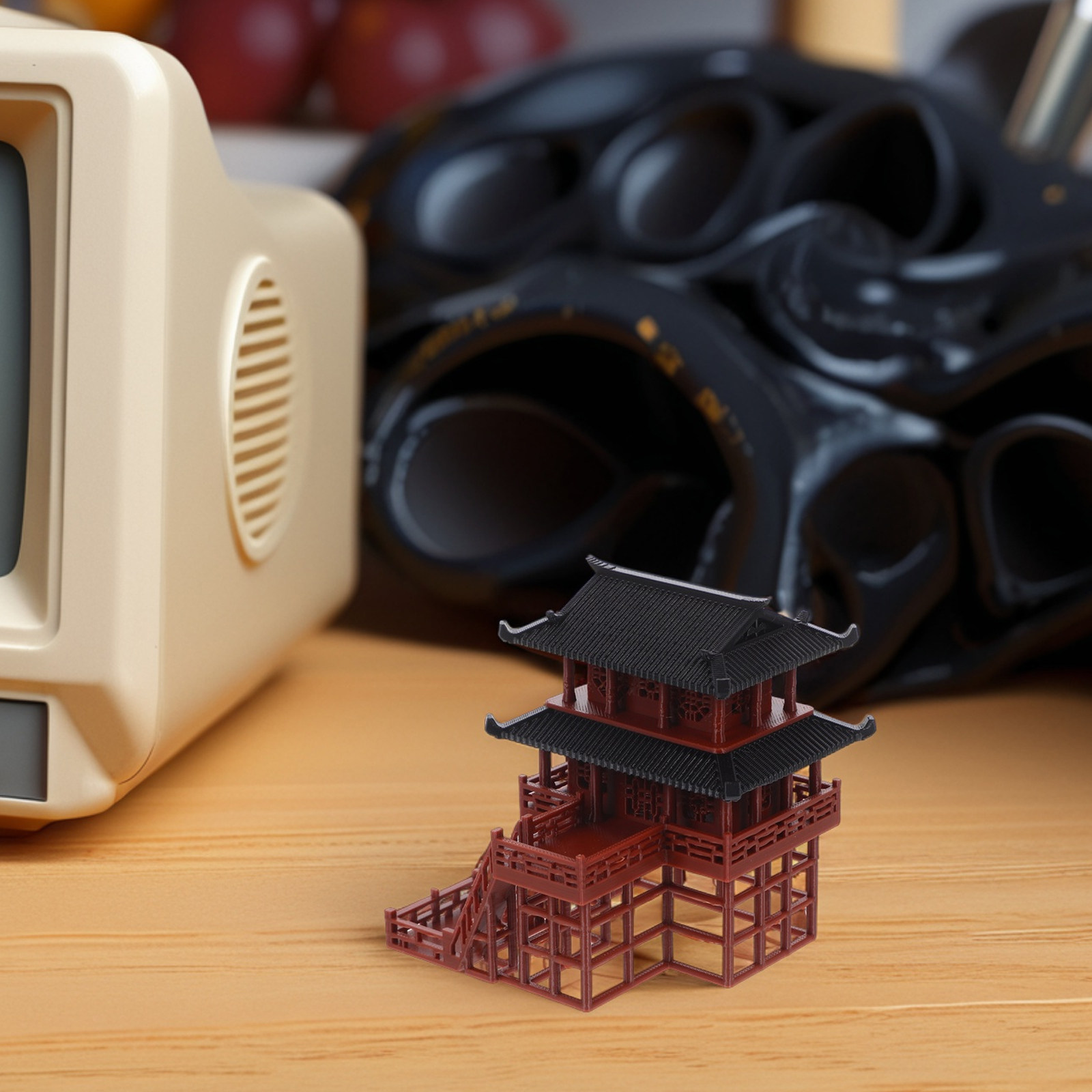 Miniature Pagoda Statue Elegan - Bonsai Garden Design recension och pris