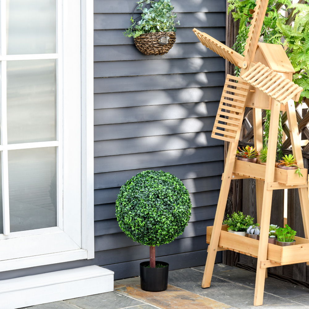 23.5inch Artificial Boxwood To - Bonsai Garden Backyard recension och pris