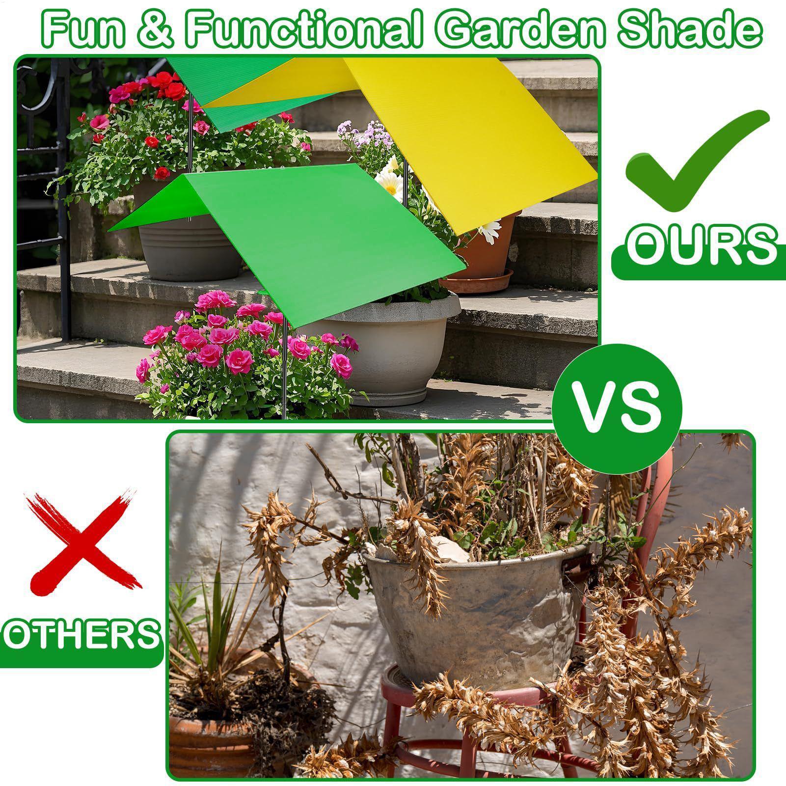 Plant Umbrella Anti-UV Heat Re - Bonsai Garden Backyard recension och pris