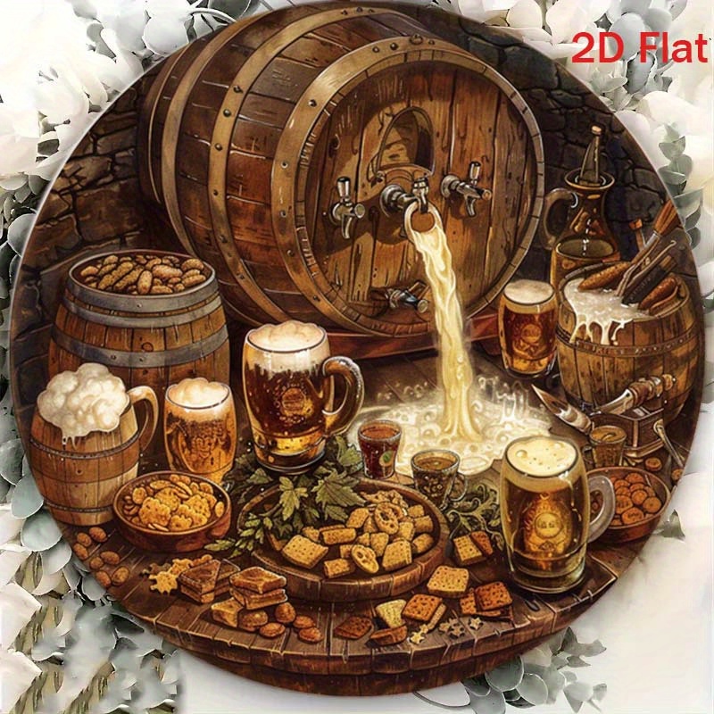 1Pc Round 2D Flat Aluminum Sig - Bonsai Garden Ornaments recension och pris