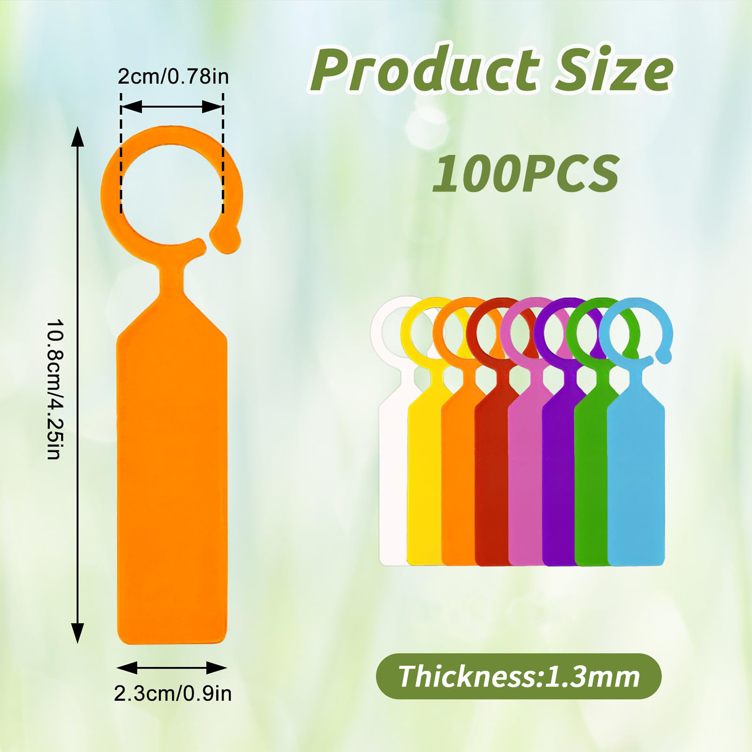 100PCS 10.7x2.3CM Plastic Gard - Bonsai Garden Nursery recension och pris