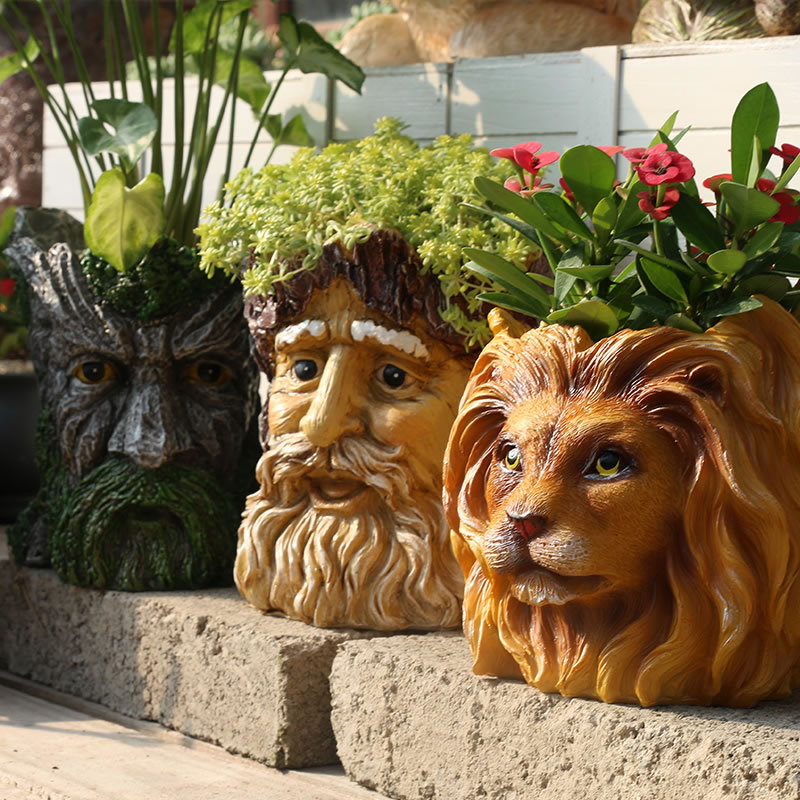 3D Animal Head Vase Cartoon Fi - Bonsai Garden Nursery recension och pris