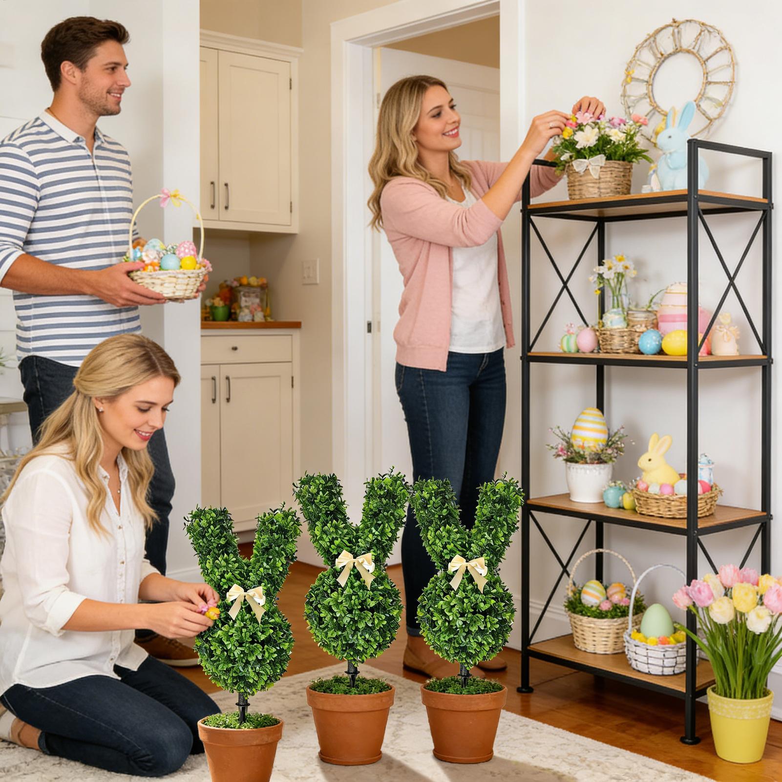 Artificial Rabbit Tree Decorat - Bonsai Garden Backyard recension och pris